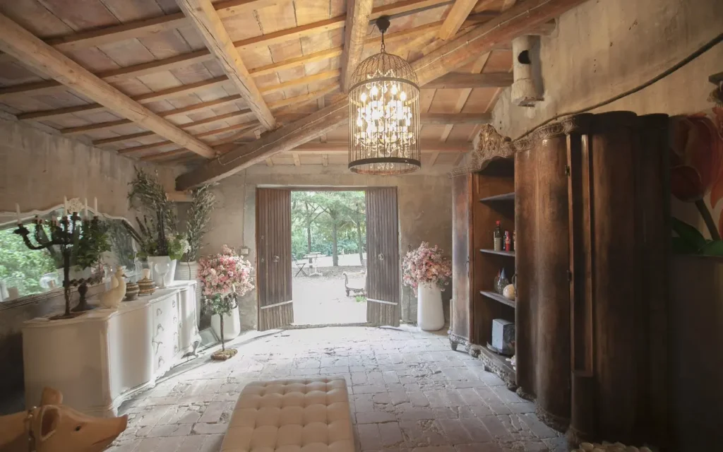 Casale Novilara la sala del maiale